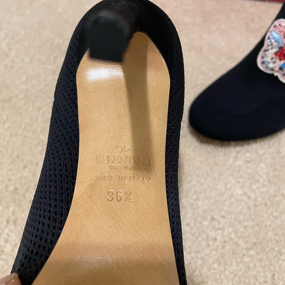 NEW!  Valentino Tiffany Butterfly Sock Booties - 6.5 - Picture 11 of 11